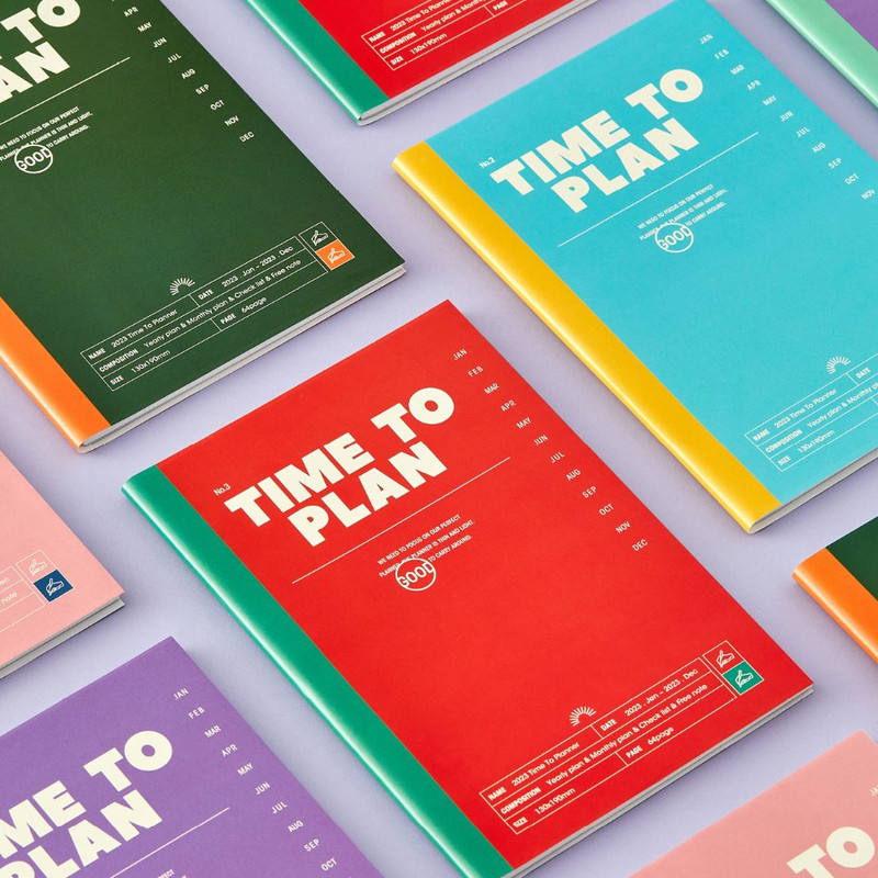 2023 Time To Plan Dated Monthly Planner Scheduler