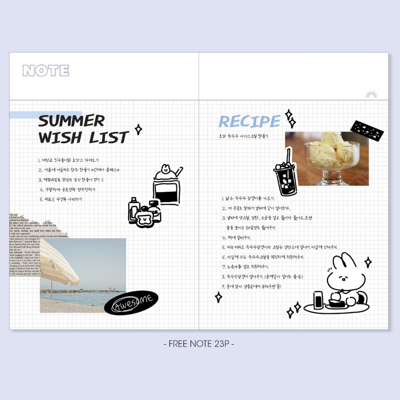 Grid notes -  2023 Time To Plan Dated Monthly Planner Scheduler