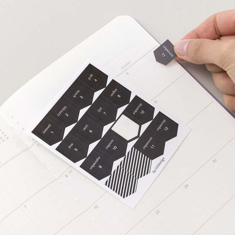 Index tab stickers - 2023 Making Memory Medium Dated Monthly Diary