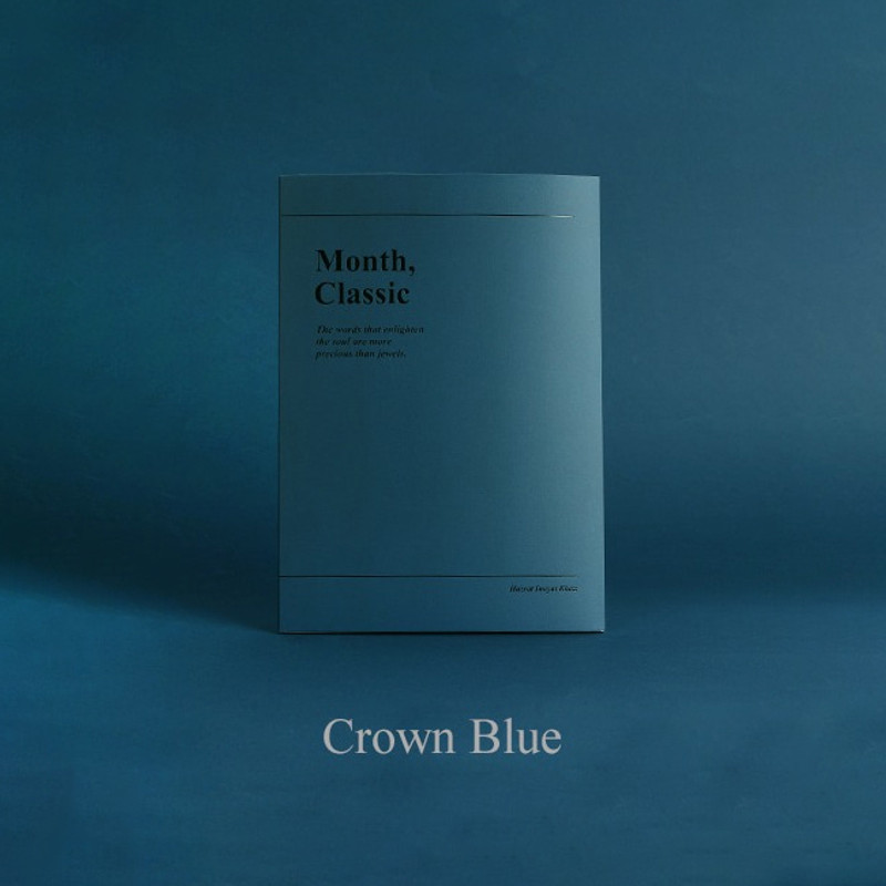 Crown blue - 2023 Classic Large Dated Monthly Planner