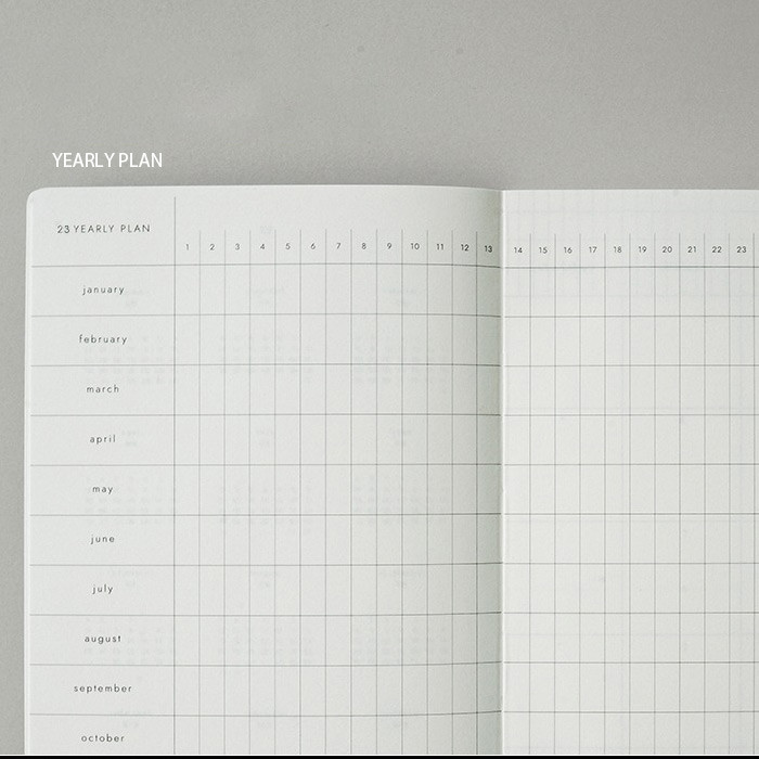 Yearly plan - 2023 Opening Sequence B6 Dated Weekly Planner