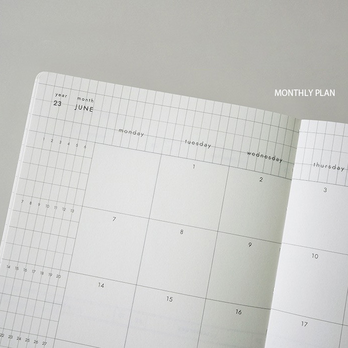 Monthly plan - 2023 Opening Sequence B6 Dated Weekly Planner