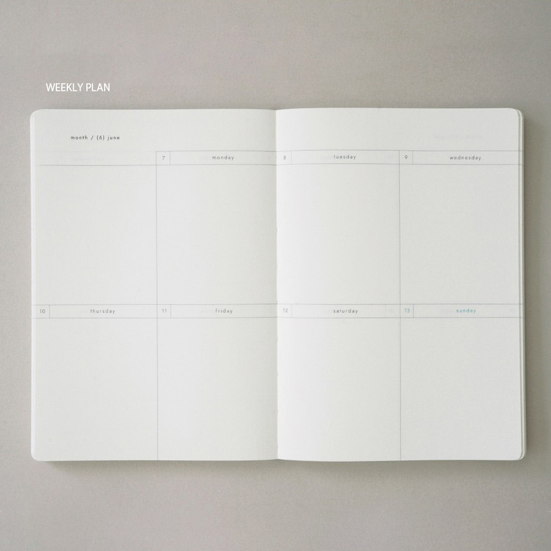 Weekly plan - 2023 Opening Sequence B6 Dated Weekly Planner