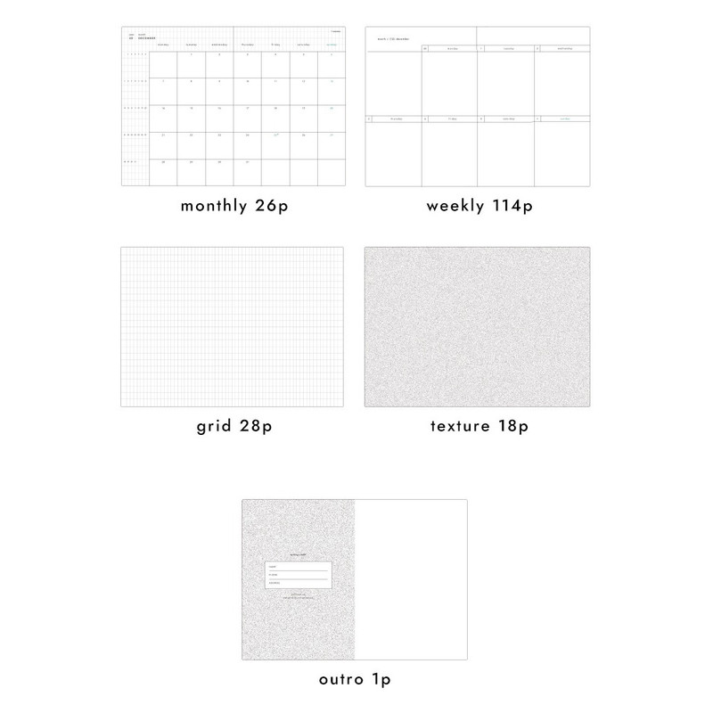 Contents - 2023 Opening Sequence B6 Dated Weekly Planner