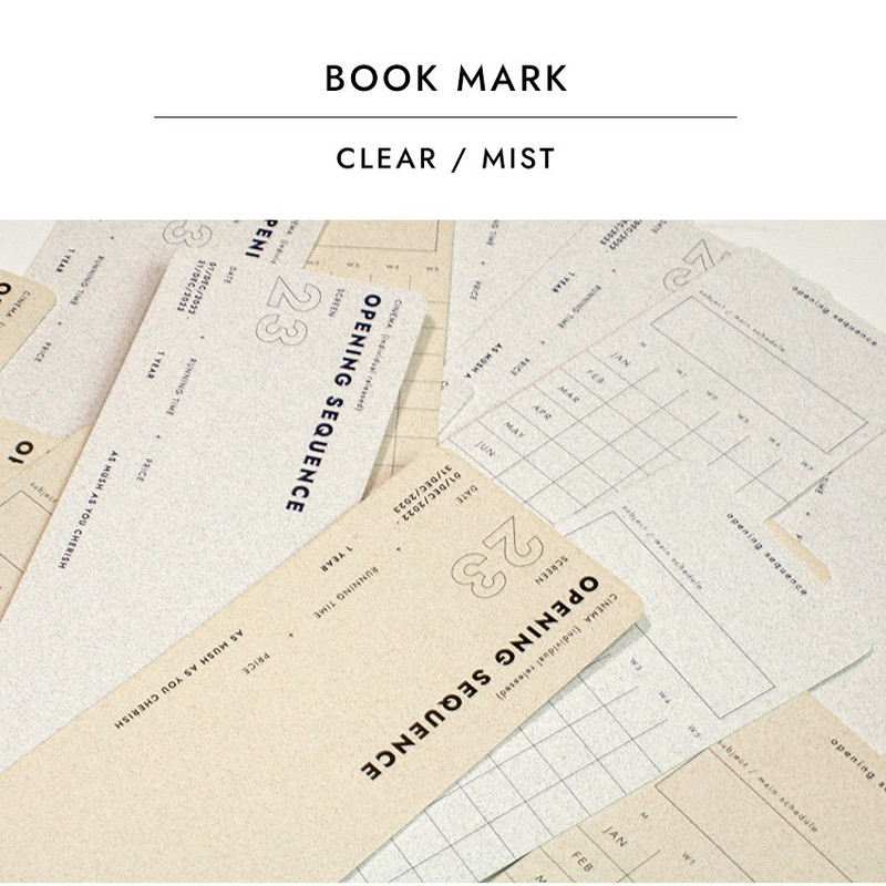 Bookmark - 2023 Opening Sequence B6 Dated Weekly Planner