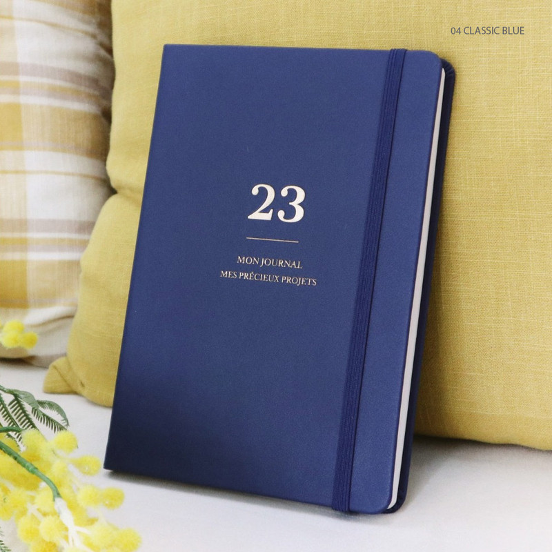 Classic blue - 2023 Mon Journal B6 Dated Monthly Diary Planner