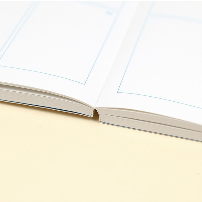 Opens flat - Goal Planning Tracker Dateless Weekly Diary Planner