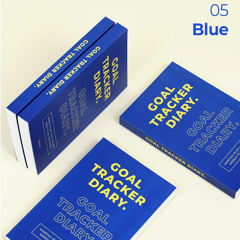 Blue - Goal Planning Tracker Dateless Weekly Diary Planner