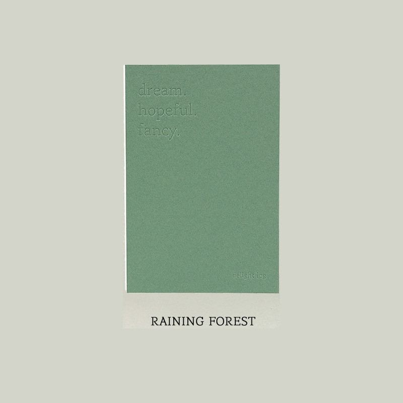 Raining forest - 2023 Delight Log B6 Dated Weekly Diary Planner