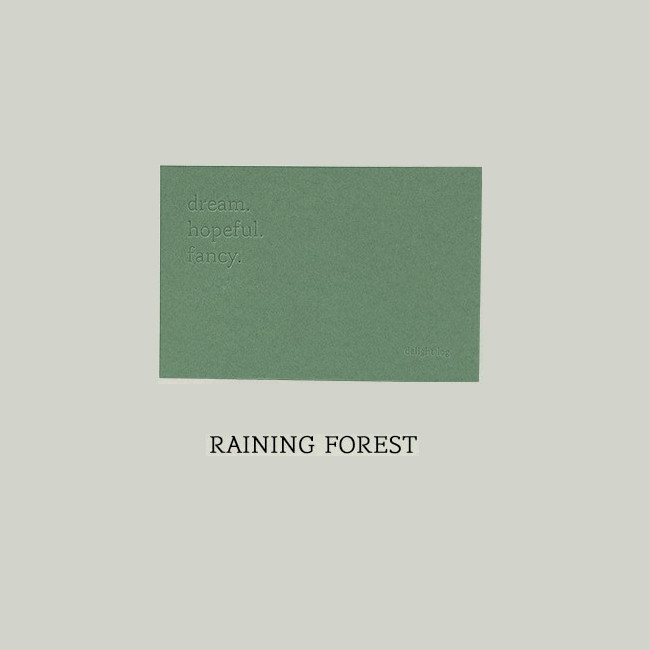 Raining forest - 2023 Delight Log Wide Dated Weekly Planner Diary