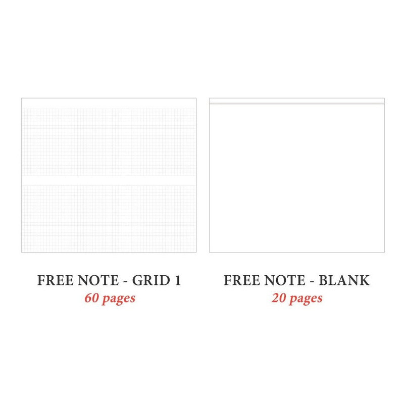 Free note - ICONIC 2023 Journal Journey Slim Dated Monthly Diary Planner