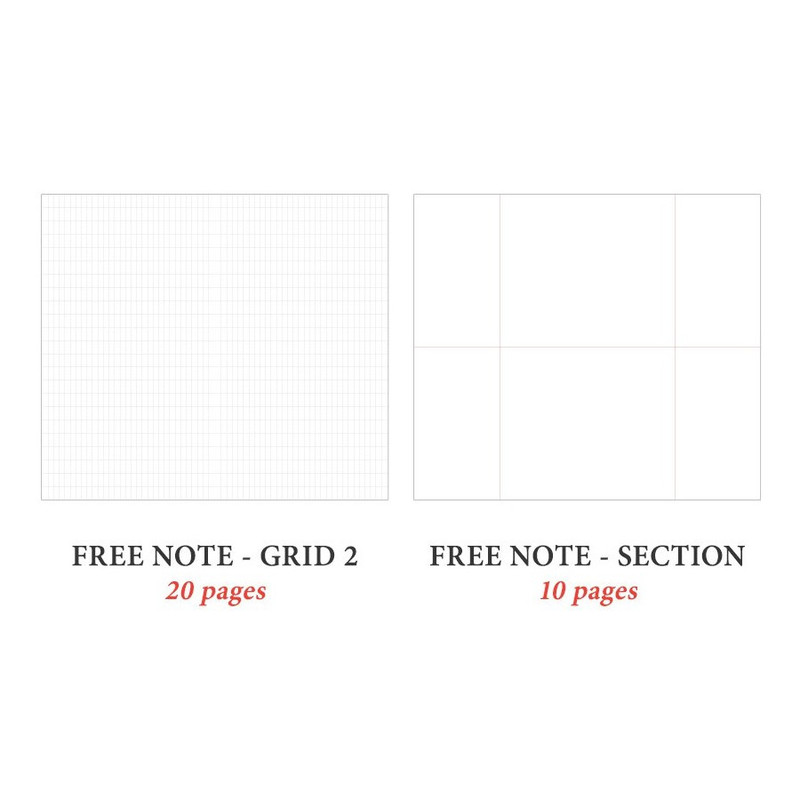 Free note - ICONIC 2023 Journal Journey Slim Dated Monthly Diary Planner