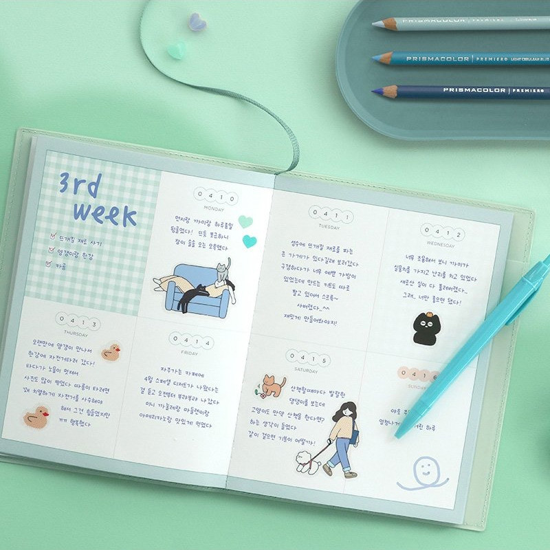 Weekly - ICONIC 2023 Bubbly Dated Weekly Diary Planner