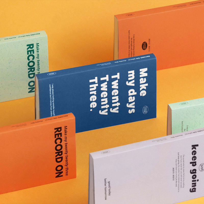 2023 Record On Slim Dated Monthly Diary