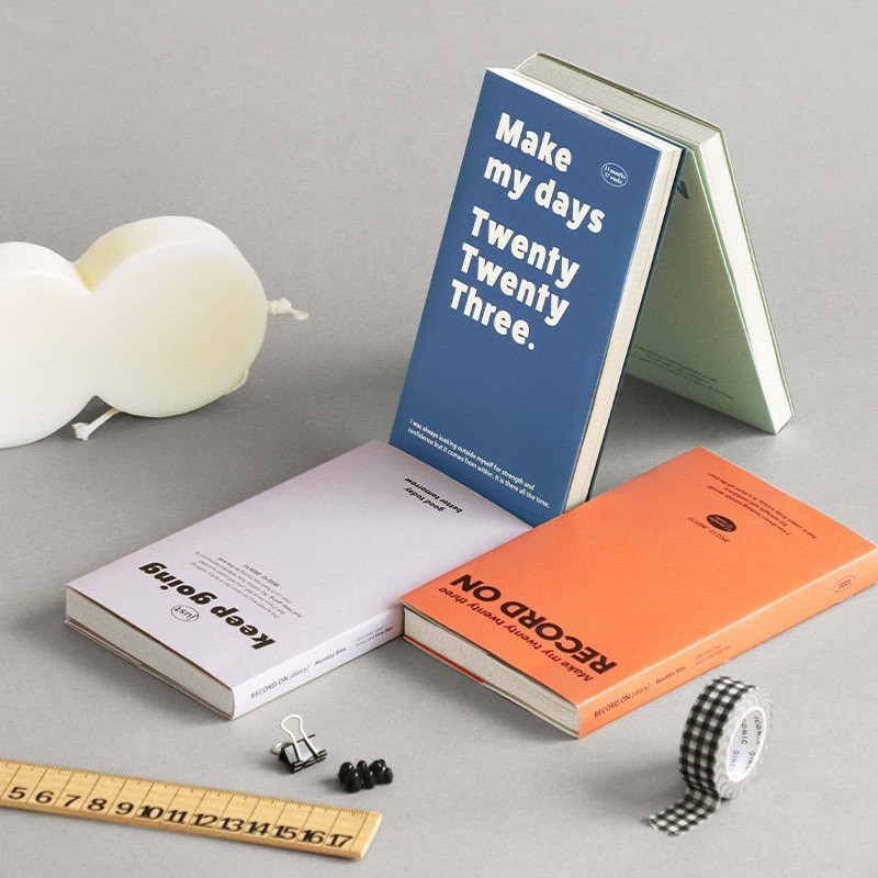 2023 Record On Slim Dated Monthly Diary