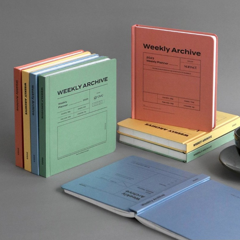 2023 Archive Hardcover Small Dated Weekly Planner