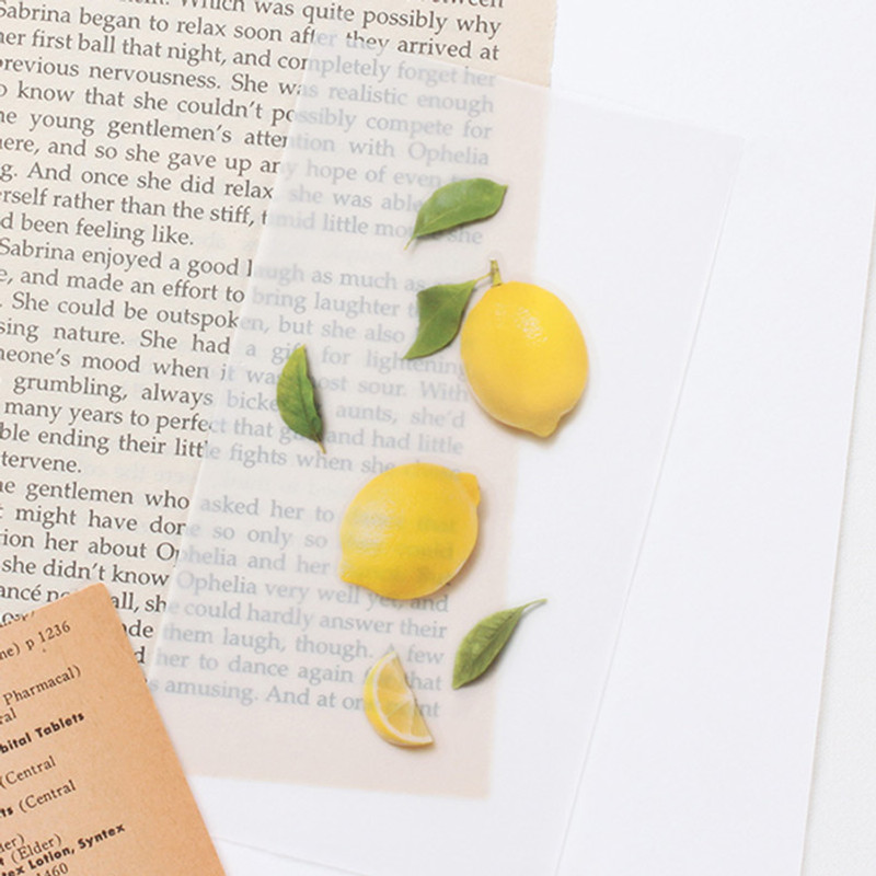 Appree Lemon Fruit Clear Sticker Appree Lemon Fruit Clear Sticker