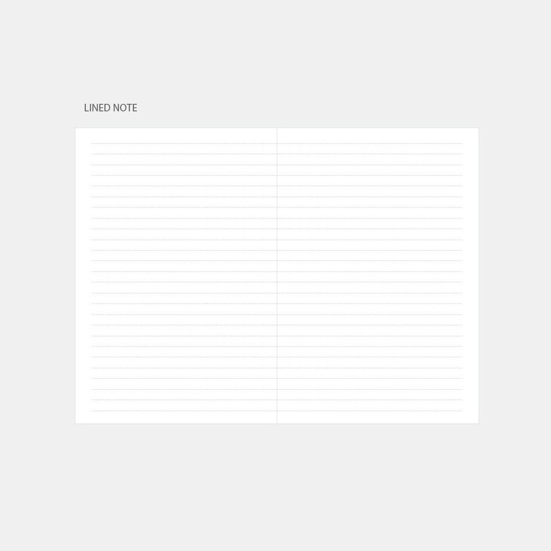 Lined note - 2023 Flowery Dated Weekly Planner Diary