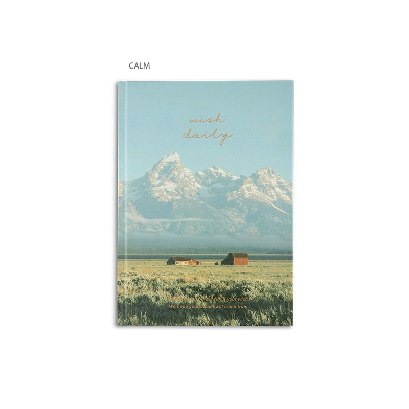 Calm - Wish Hardcover Undated Daily Diary Journal