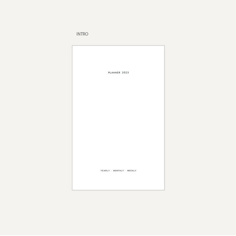 Intro - 2023 Simple Large Dated Weekly Planner Intro - 2023 Simple Large Dated Weekly Planner