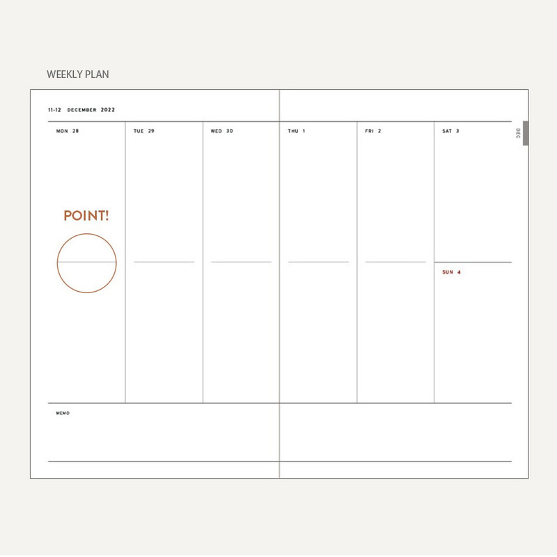 Weekly plan - 2023 Simple Large Dated Weekly Planner Weekly plan - 2023 Simple Large Dated Weekly Planner