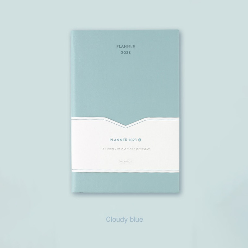 Cloudy blue - 2023 Simple Large Dated Weekly Planner Cloudy blue - 2023 Simple Large Dated Weekly Planner