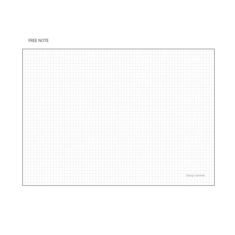Grid notes - 2023 A4 Large Dated Monthly Planner Scheduler