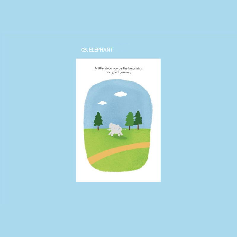 Elephant - 2023 Animal Dono B6 Dated Weekly Planner