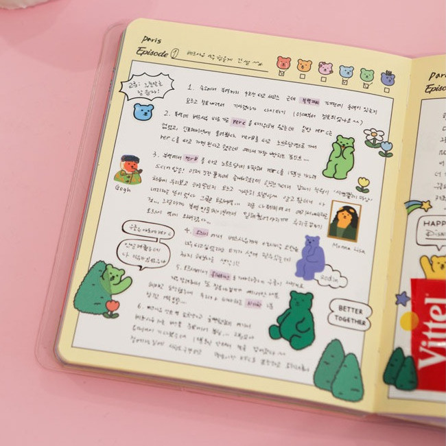Notes - 2023 Jelly Bear Dated Weekly Diary Planner