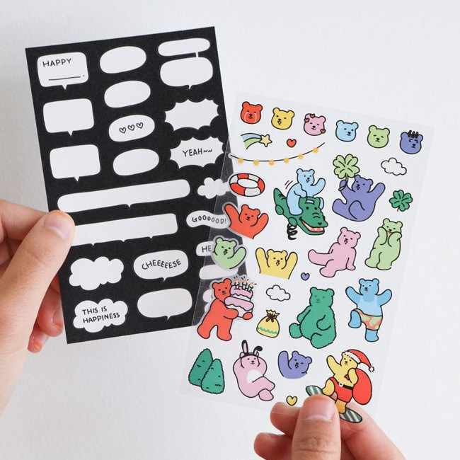 Sticker - 2023 Jelly Bear Dated Weekly Diary Planner
