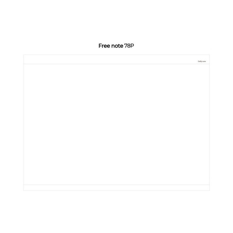 Free note - 2023 Keep The Memory Hardcover Dated Weekly Diary