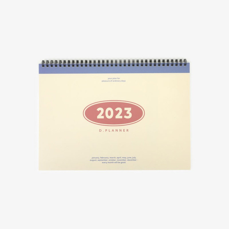 2023 D Planner A4 Wirebound Dated Monthly Planner