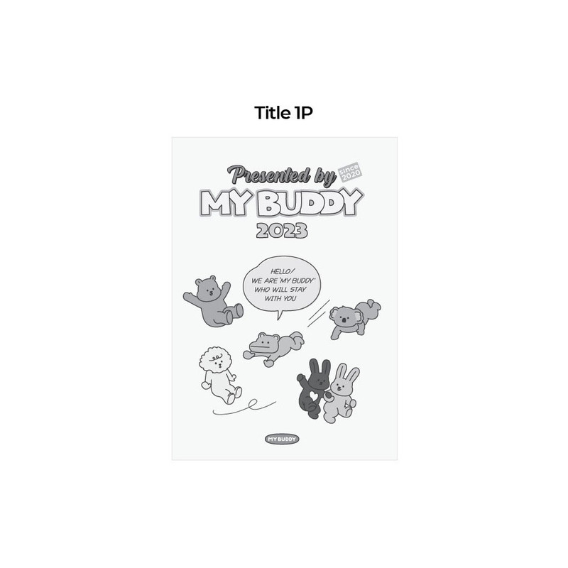 Title - 2023 My Buddy Dated Weekly Diary Planner