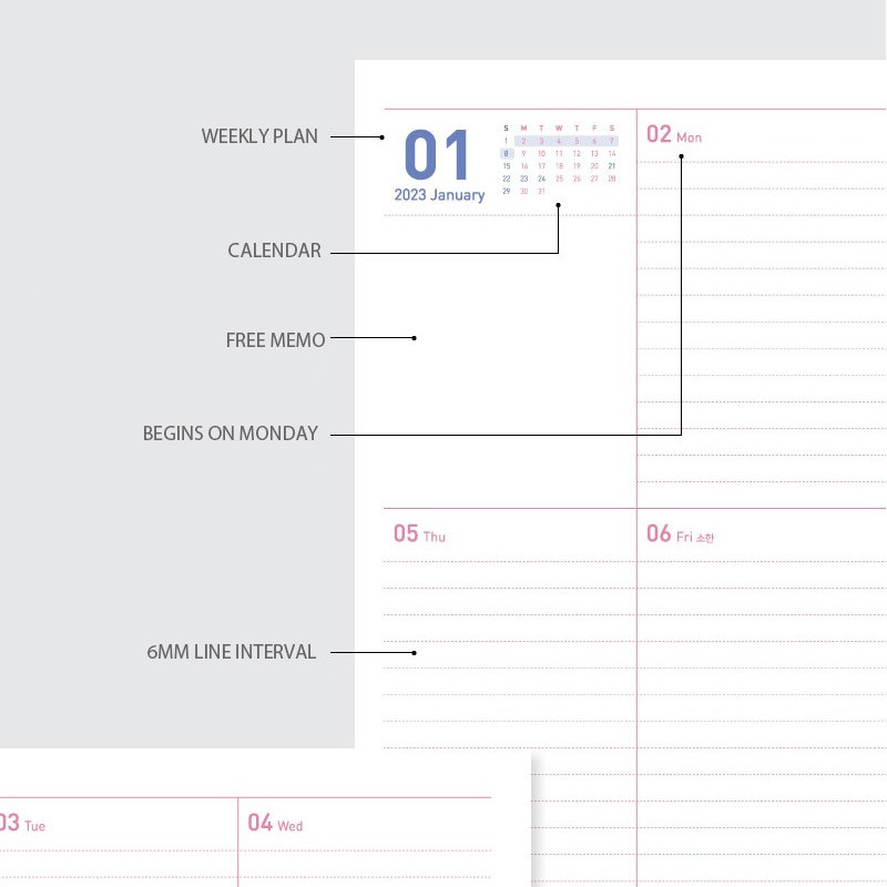 Weekly plan - 2023 My Schedule Long Dated Weekly Planner Weekly plan - 2023 My Schedule Long Dated Weekly Planner