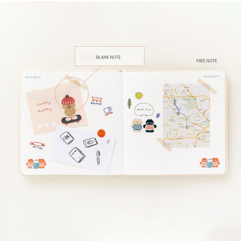 Free note - 2023 Salty Nutty Hardcover Dated Weekly Diary Planner