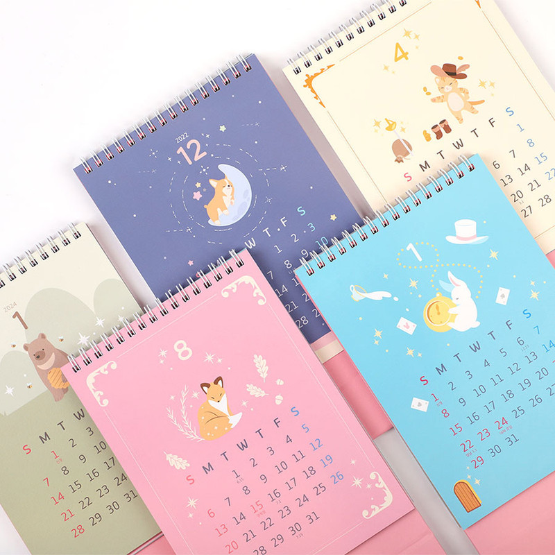 cute illustration - PLEPLE 2023 Chou Chou Monthly Standing Desk Calendar cute illustration - PLEPLE 2023 Chou Chou Monthly Standing Desk Calendar