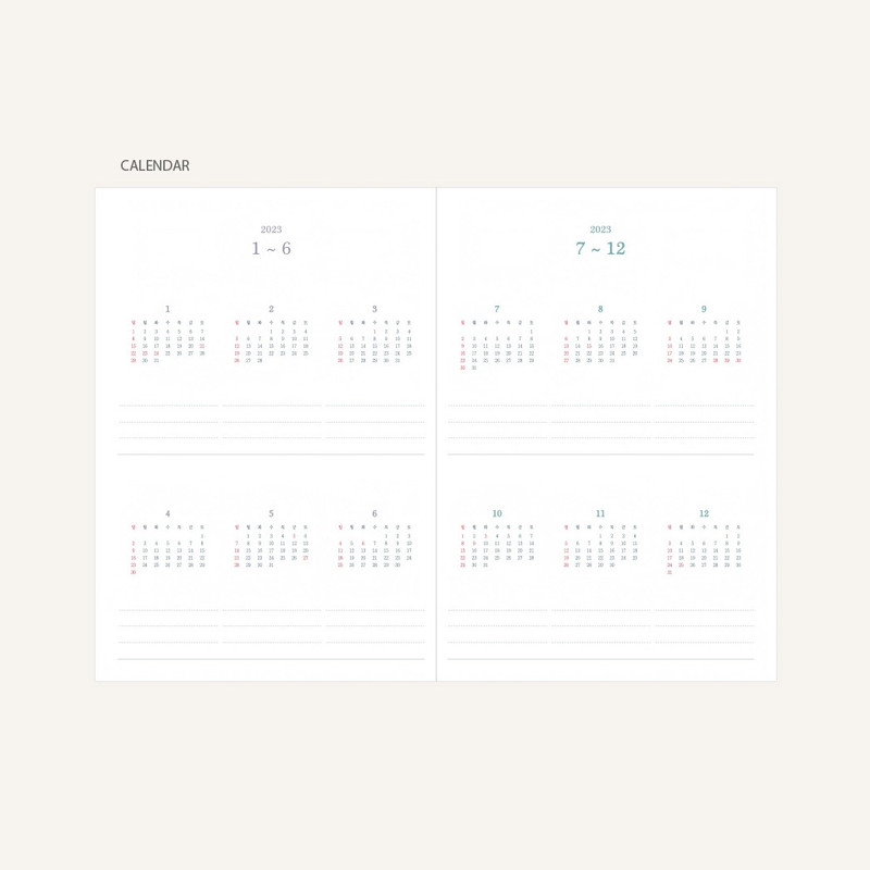 Calendar - Buyme 2023 One Day A5 Dated Weekly Diary Planner
