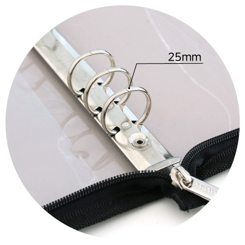 6 Ring - Retro 6-Ring A5 Zippered Dateless Diary