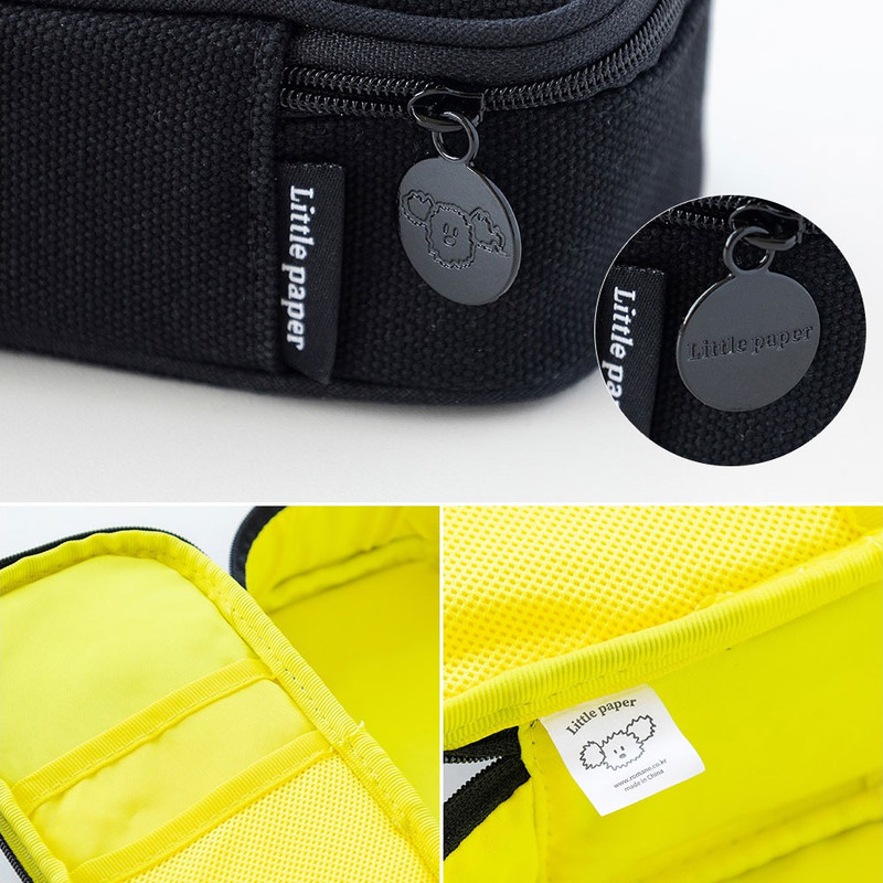 Detail of Running Little Puppy Zipper Pencil Case Pouch