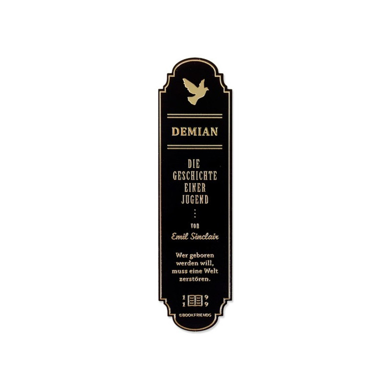 Demian - Bookfriends Coloring Steel Bookmark Demian - Bookfriends Coloring Steel Bookmark