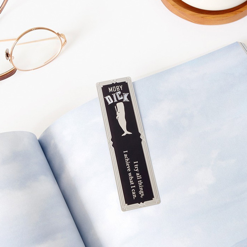 Moby Dick - Bookfriends Coloring Steel Bookmark Moby Dick - Bookfriends Coloring Steel Bookmark