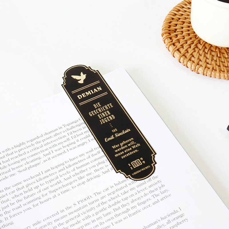 Demian - Bookfriends Coloring Steel Bookmark Demian - Bookfriends Coloring Steel Bookmark