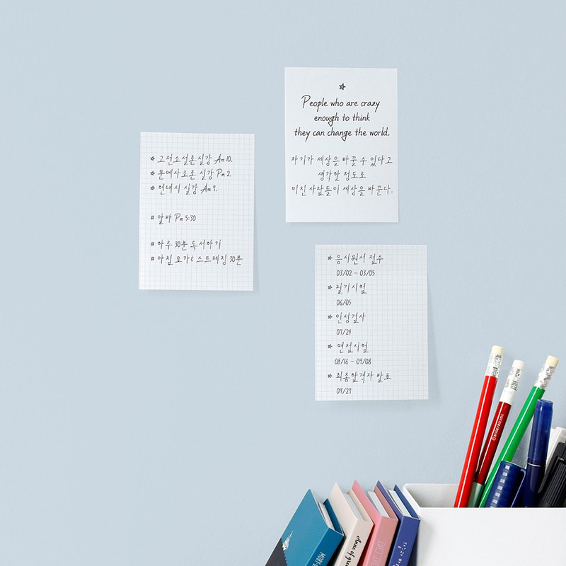 Usage example - Bookfriends Literature Grid Blank Sticky Notepad Usage example - Bookfriends Literature Grid Blank Sticky Notepad