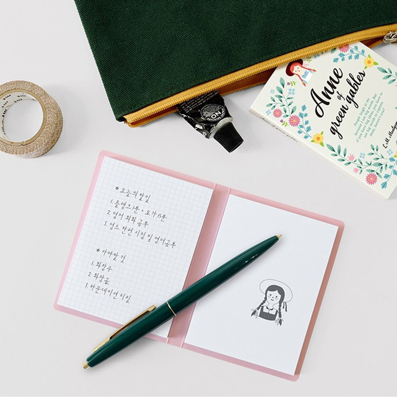 Usage example - Bookfriends Literature Grid Blank Sticky Notepad Usage example - Bookfriends Literature Grid Blank Sticky Notepad