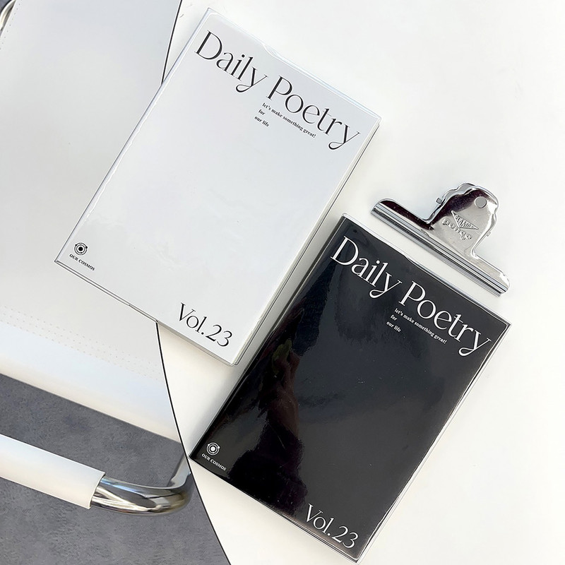 Poetry B6 Dateless Weekly Diary Planner