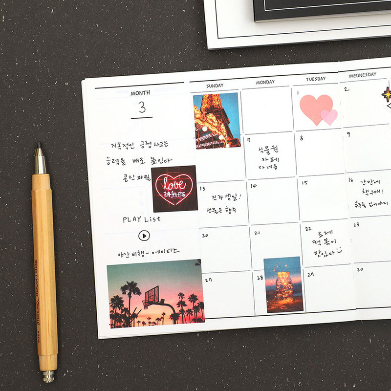Monthly plan - Better Tomorrow 6 Month Square Dateless Weekly Diary
