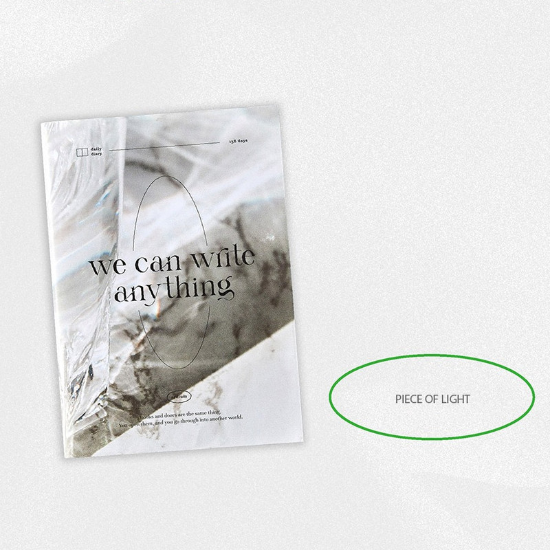 Piece of light - Ardium Fresh Day Dateless Daily Diary Journal