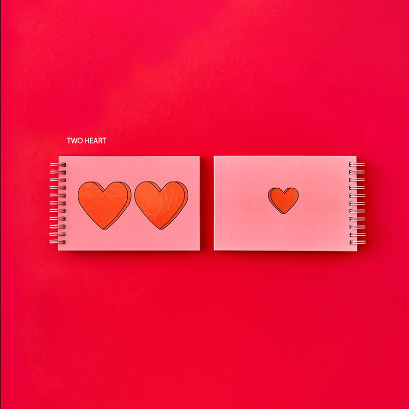 Two heart - Ardium Happiness Dateless Monthly Diary Planner Two heart - Ardium Happiness Dateless Monthly Diary Planner