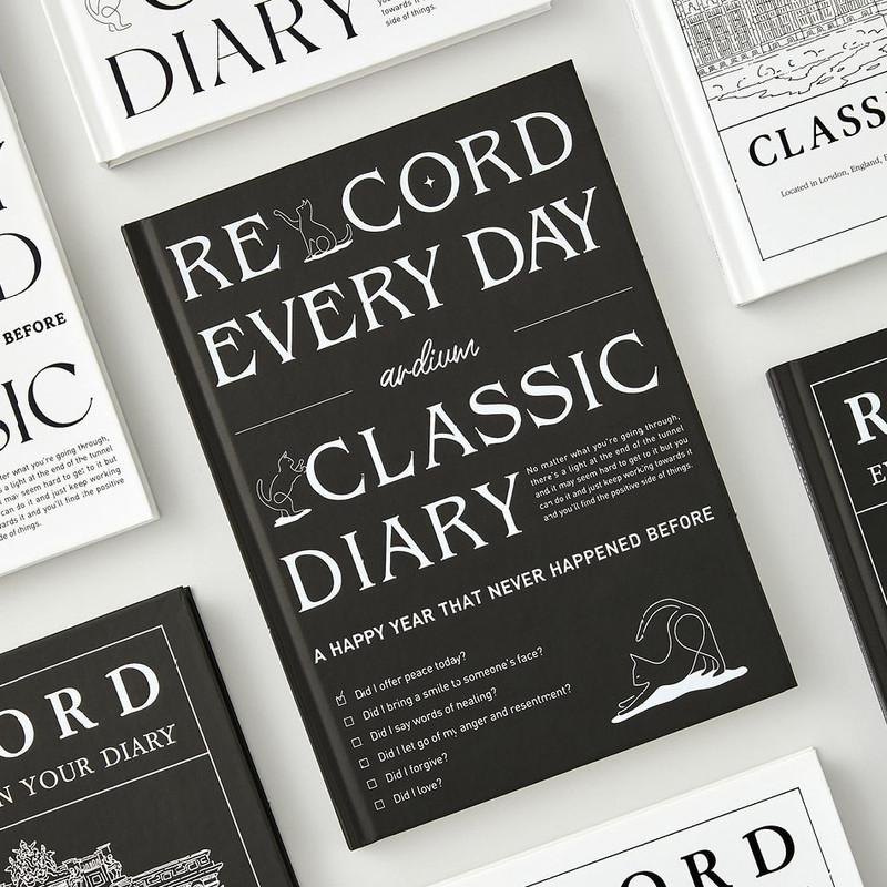 Ardium Classic Hardcover A5 Dateless Weekly Diary Planner Ardium Classic Hardcover A5 Dateless Weekly Diary Planner