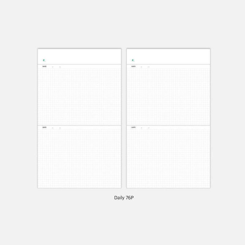 Daily plan - Ardium Be Good Everyday Hardcover Dateless Daily Planner